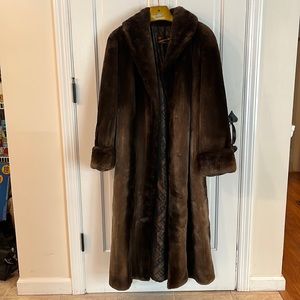 Canadian Sheared Beaver Long Coat